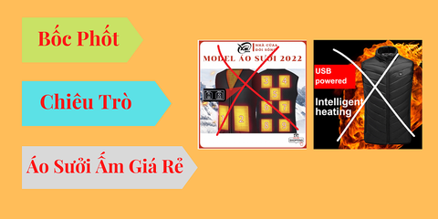 Bốc phốt chiêu trò Áo sưởi ấm có giá rẻ