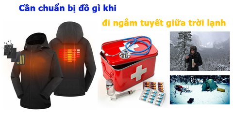 Cần chuẩn bị đồ gì khi đi ngắm tuyết giữa trời lạnh