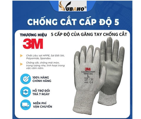 5 Cấp Độ của Găng tay chống Cắt mà bạn nên biết sẽ giúp ích cho công việc