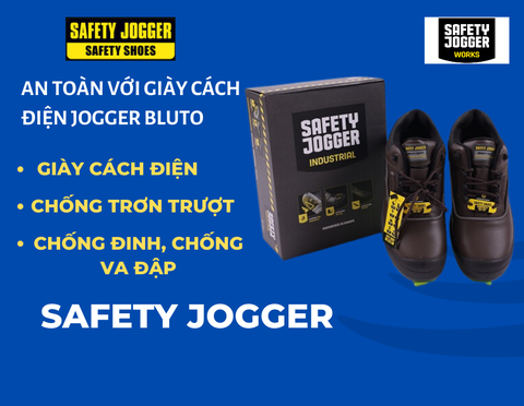 An toàn với Giày cách điện Jogger Bluto