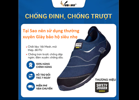 Tại Sao nên sử dụng thường xuyên Giày bảo hộ siêu nhẹ khi lao động