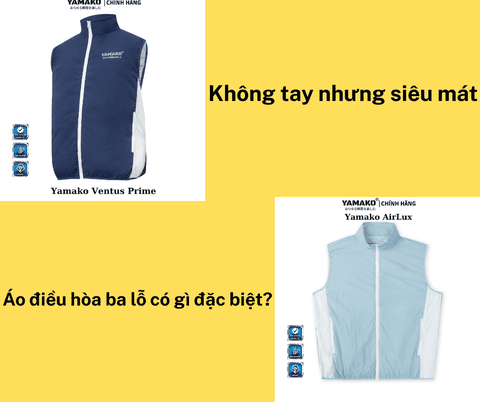Không tay nhưng siêu mát – Áo điều hòa ba lỗ có gì đặc biệt?