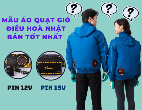 Mẫu Áo quạt gió điều hoà Nhật bản tốt nhất trên thị trường