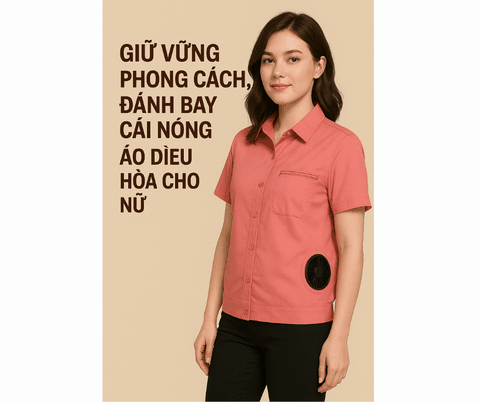 Giữ Vững Phong Cách, Đánh Bay Cái Nóng – Cùng Áo Điều Hòa Cho Nữ