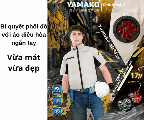 Bí quyết phối đồ với áo điều hòa ngắn tay: Vừa mát vừa đẹp