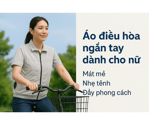 Áo điều hòa ngắn tay dành cho nữ: Mát mẻ, nhẹ tênh và đầy phong cách