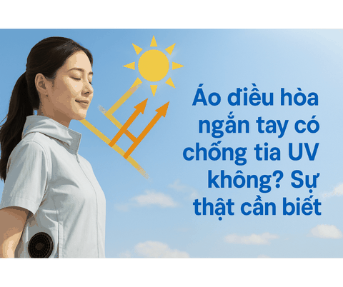 Áo điều hòa ngắn tay có chống tia UV không? Sự thật cần biết