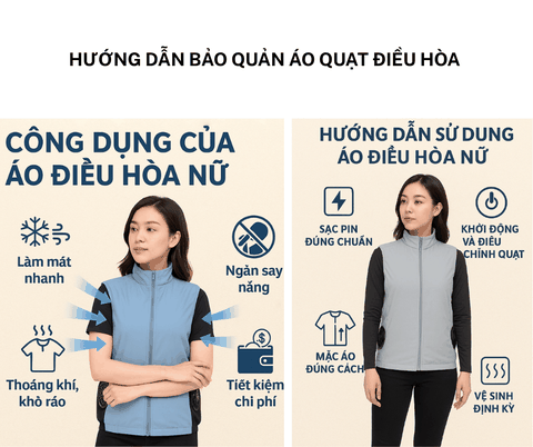 Bảo Quản Áo Điều Hòa Nữ Thế Nào Để Luôn Như Mới?