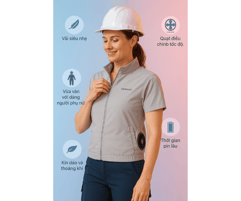 Áo điều hòa cho nữ ngắn tay – Giải pháp mát mẻ, thời trang cho mùa hè