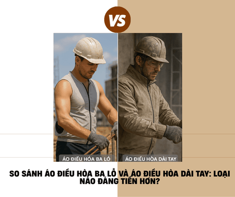 So sánh áo điều hòa ba lỗ và áo điều hòa dài tay: Loại nào đáng tiền hơn?