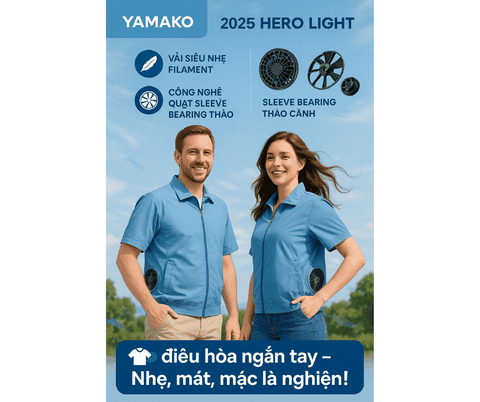 👕 Áo điều hòa ngắn tay – Nhẹ, mát, mặc là nghiện!