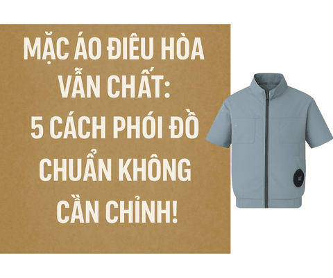 “Mặc Áo Điều Hòa Vẫn Chất: 5 Cách Phối Đồ Chuẩn Không Cần Chỉnh!”