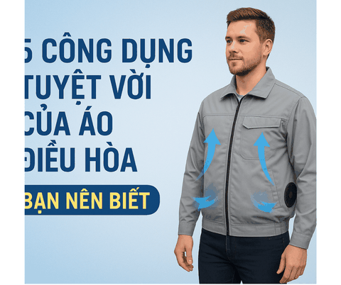 5 công dụng tuyệt vời của áo điều hòa bạn nên biết