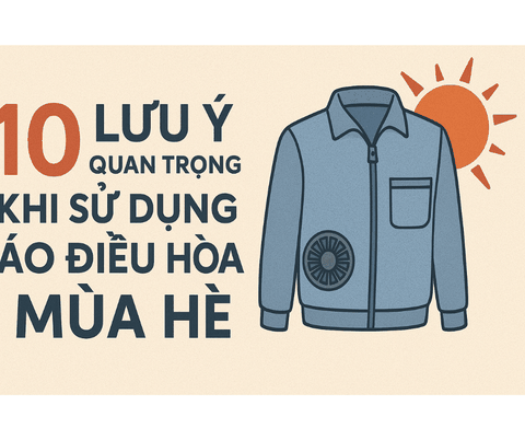 10 Lưu Ý Quan Trọng Khi Sử Dụng Áo Điều Hòa Mùa Hè