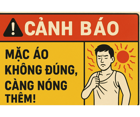 CẢNH BÁO: MẶC ÁO KHÔNG ĐÚNG, CÀNG NÓNG THÊM!