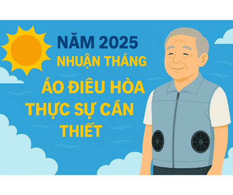Năm 2025 nhuận tháng 6 âm: Áo điều hòa thực sự cần thiết!!!