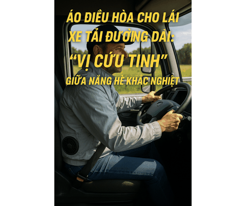 Áo Điều Hòa Cho Lái Xe Tải Đường Dài: Vị Cứu Tinh Giữa Nắng Hè Khắc Nghiệt