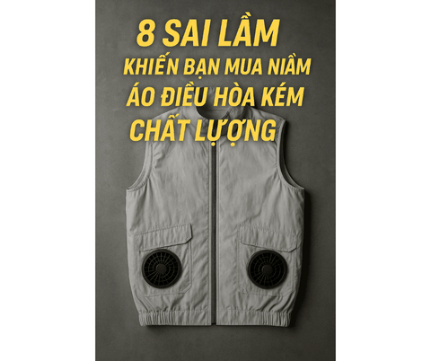 8 sai lầm khiến bạn mua nhầm áo điều hòa kém chất lượng