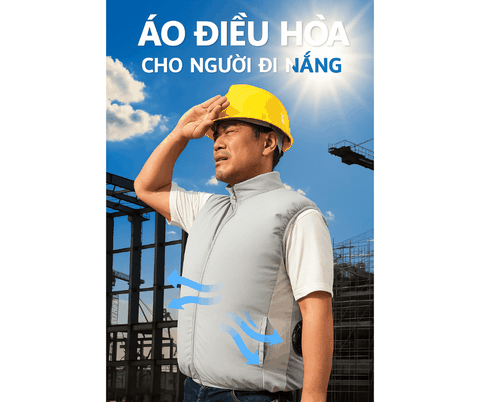 Áo điều hòa cho người đi nắng
