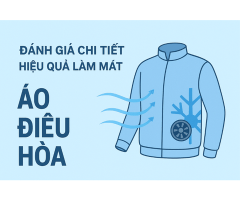 Đánh giá chi tiết hiệu quả làm mát của áo điều hòa