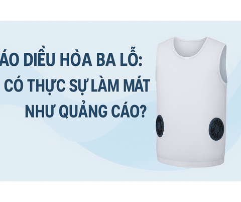 Áo Điều Hòa Ba Lỗ Có Thực Sự Làm Mát Hiệu Quả Như Quảng Cáo?
