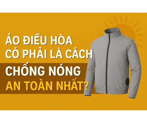 Áo điều hòa có phải là cách chống nóng an toàn nhất?