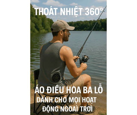 Thoát Nhiệt 360° – Áo Điều Hòa Ba Lỗ Dành Cho Mọi Hoạt Động Ngoài Trời