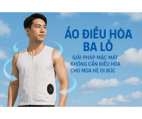 Áo điều hòa ba lỗ: Giải pháp mặc mát không cần điều hòa cho mùa hè oi bức