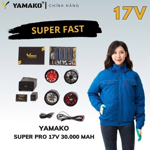 Tốc Độ Sức Mạnh Điện Năng Áo điều hòa Nhật bản YAMAKO năm 2024