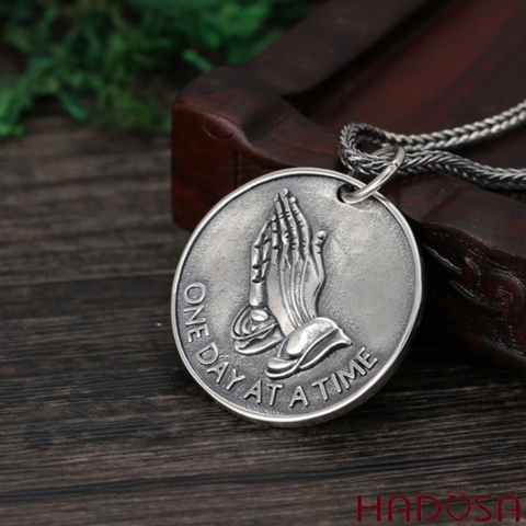 Mặt dây chuyền bạc nam đẹp 28mm