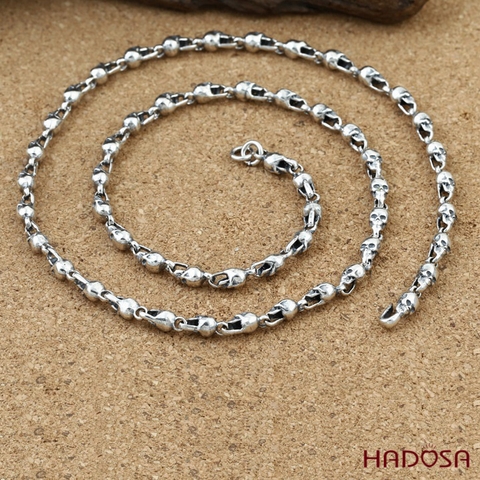 Dây chuyền bạc Thái Đầu lâu