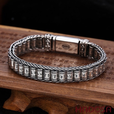 Lắc tay bạc nam đẹp chuỳ Kim Cang