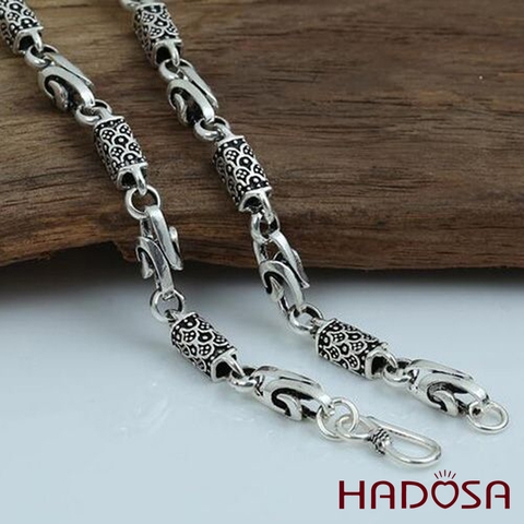 Dây chuyền nam bạc Thái 925 handmade
