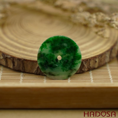 Cẩm thạch đồng tiền sơn thủy 28mm