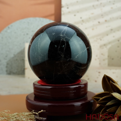 Cầu thạch anh đen 12cm 2.5kg