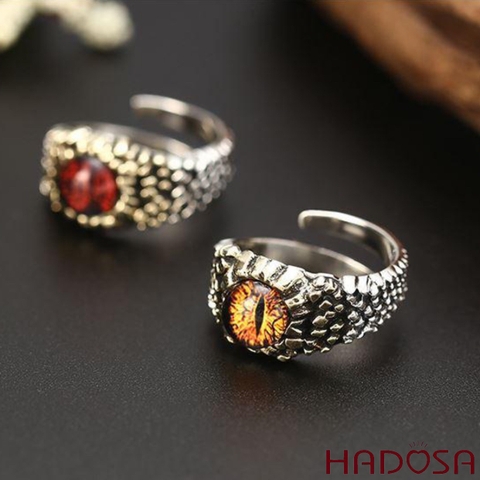 Nhẫn nam bạc Thái mắt Rồng