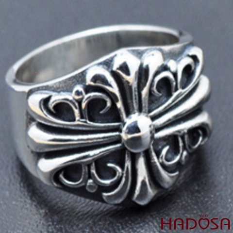 Nhẫn bạc nam Chorme Hearts