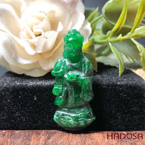 Mặt Phật Aida Cẩm Thạch