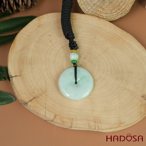 Mặt Dây chuyền Đồng Điếu Cẩm Thạch A Nếp chủng 28mm