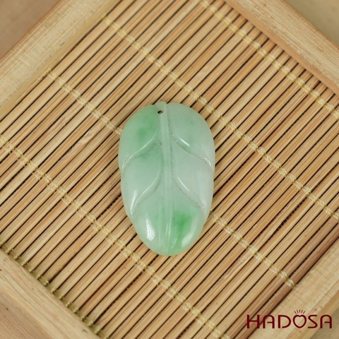 Mặt Cẩm Thạch lá 14x22mm