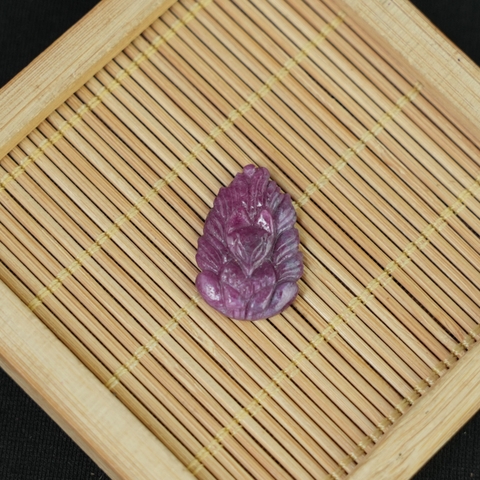 Mặt Hồ Ly Chúa Ruby Nam Phi 15x22mm
