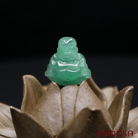 Mặt Phật Di Lặc Cẩm Thạch 21*20*6mm