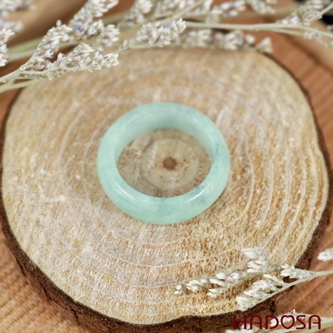 Nhẫn nữ cẩm thạch trắng lý ni 23