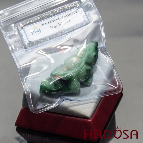 Mặt dây chuyền cẩm thạch phỉ thúy hình con cá