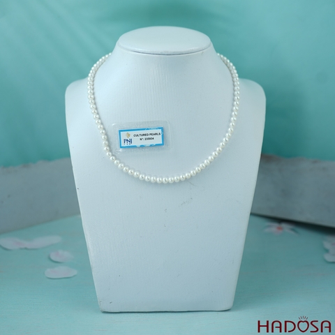 Vòng cổ Ngọc Trai cao cấp 4mm
