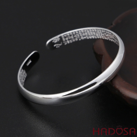 Vòng tay kiềng bạc trơn