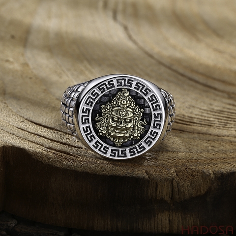 Nhẫn bạc Thái nam