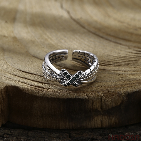 Nhẫn bạc Thái nam