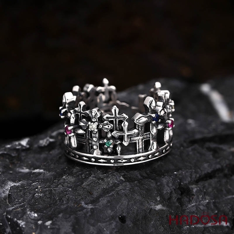 Nhẫn bạc Thái Vương miện