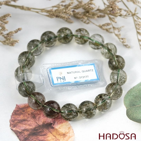 Vòng Thạch Anh Tóc Xanh 12mm 5A